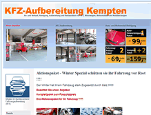 Tablet Screenshot of hp-automobile-kempten.de
